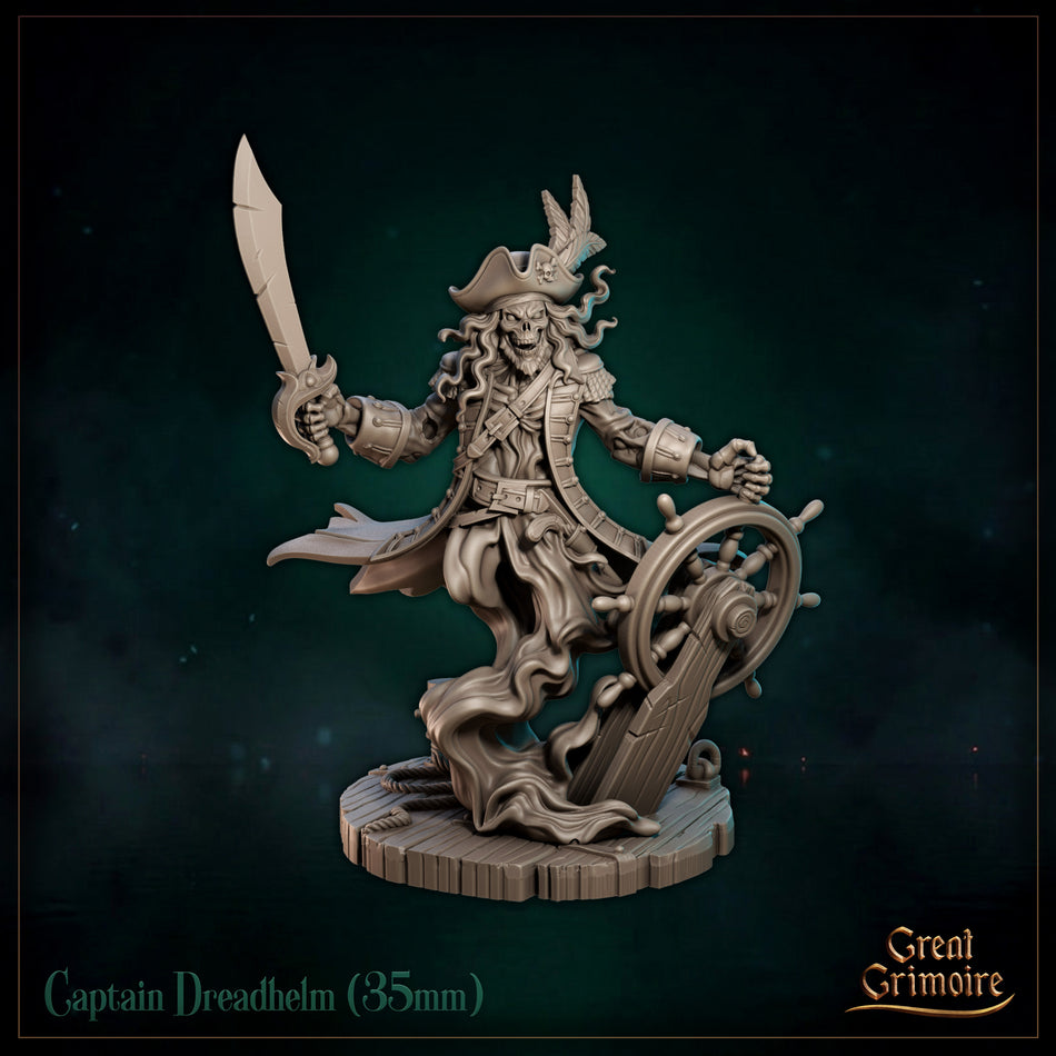 Captain Dreadhelm - Black Tidelight - Great Grimoire