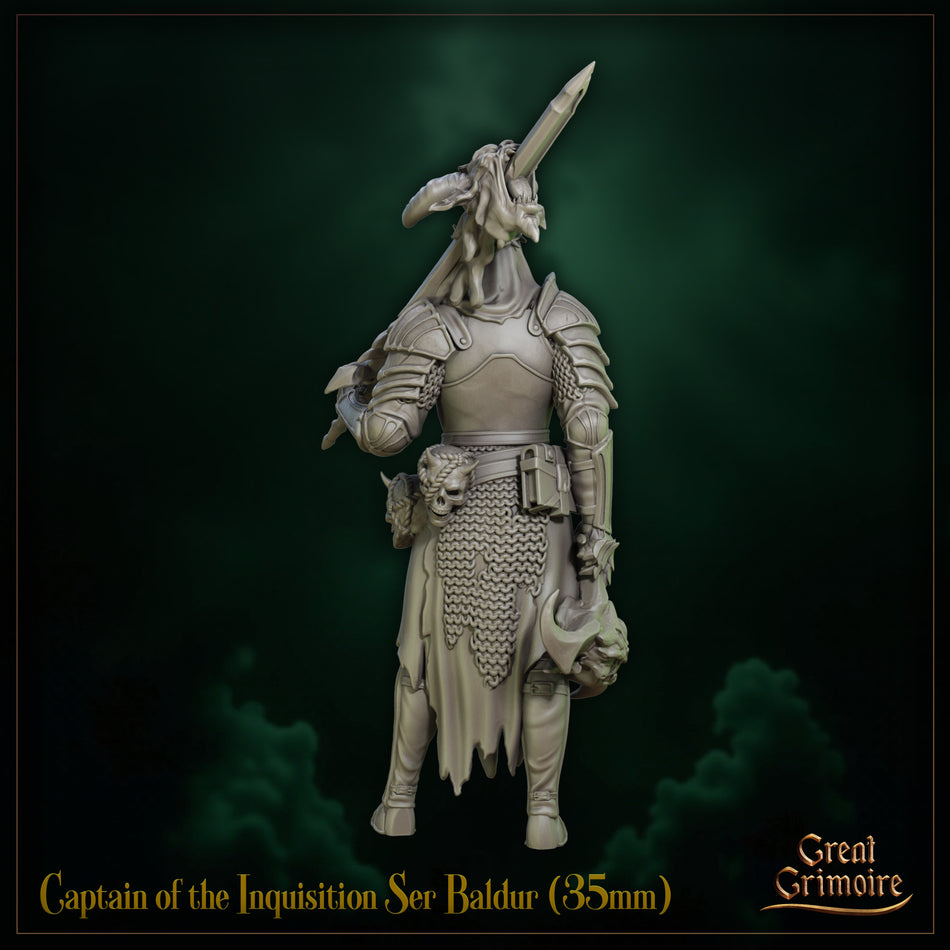 Captain of the Inquisition Ser Baldur - Following the Path of Insanity - Great Grimoire