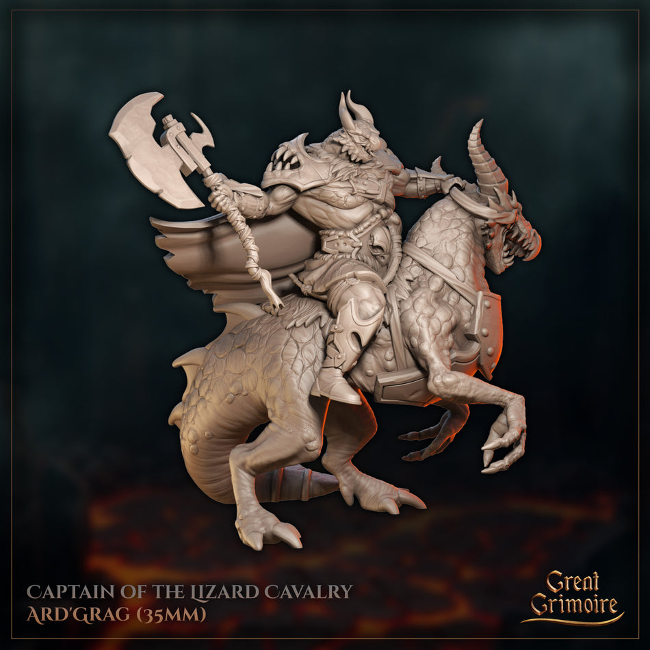Captain of the Lizard Cavalry Ard Grag - Wrath Awakened - Great Grimoire