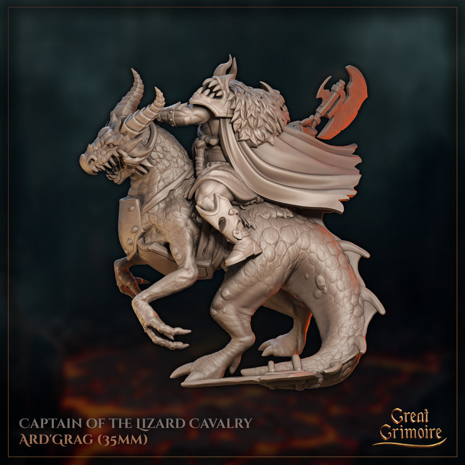Captain of the Lizard Cavalry Ard Grag - Wrath Awakened - Great Grimoire