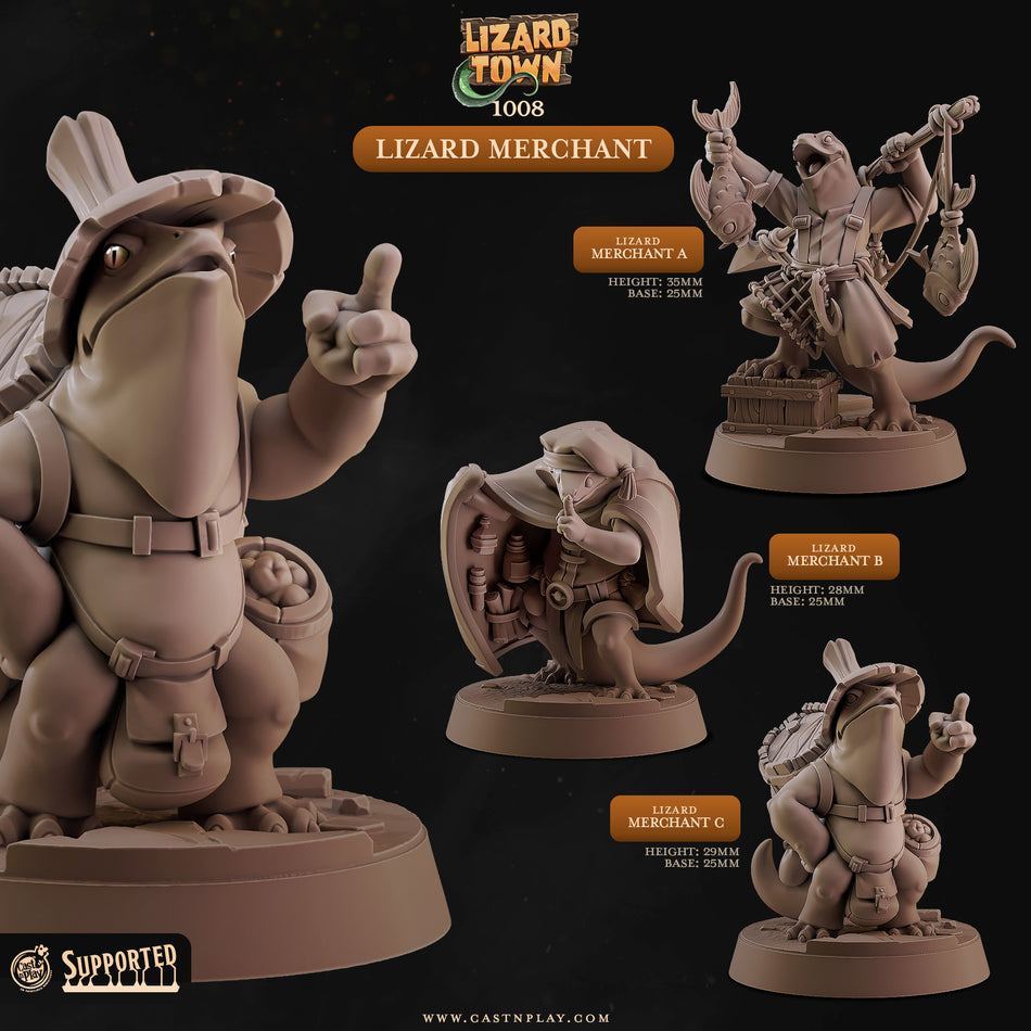 Lizard Merchant - Lizard Town - Cast n Play