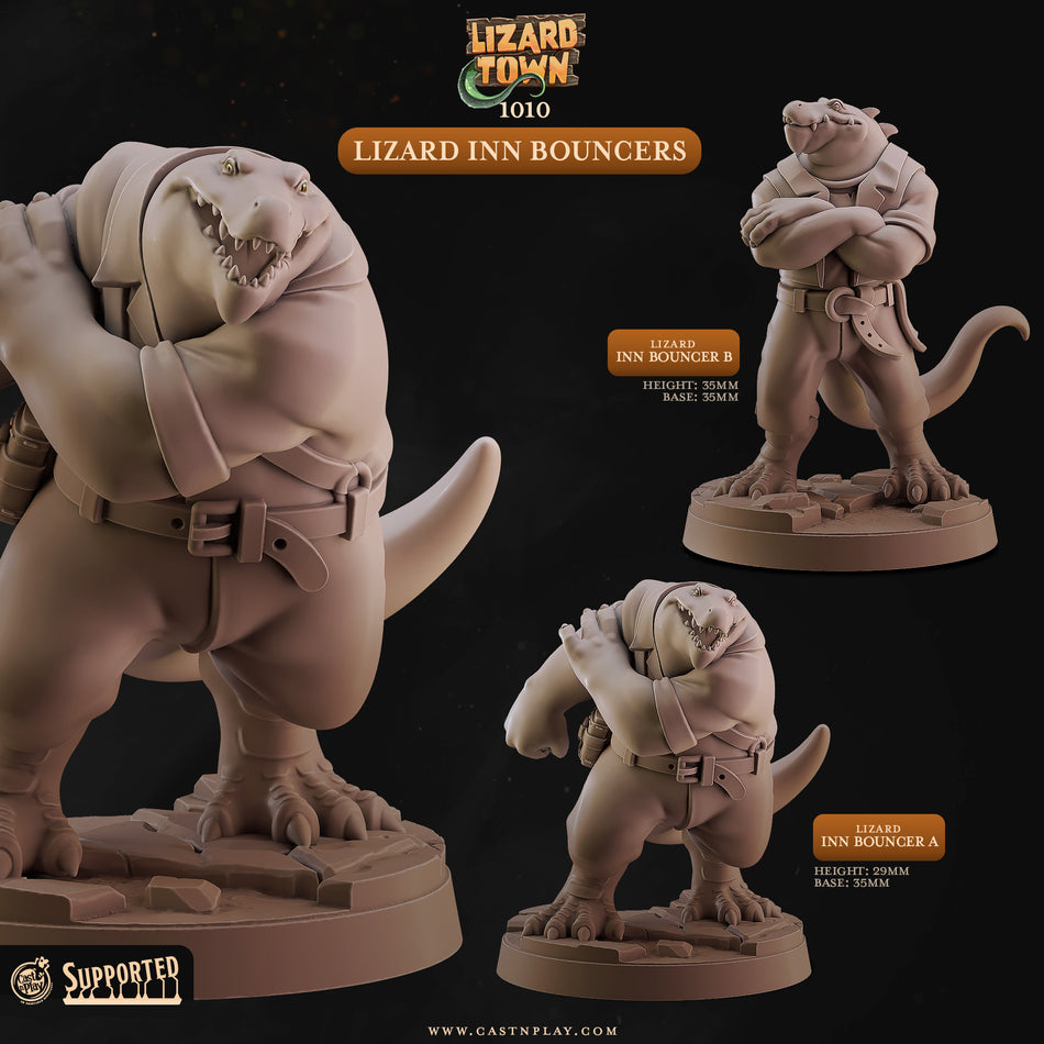 Lizard Inn Bouncers - Lizard Town - Cast n Play