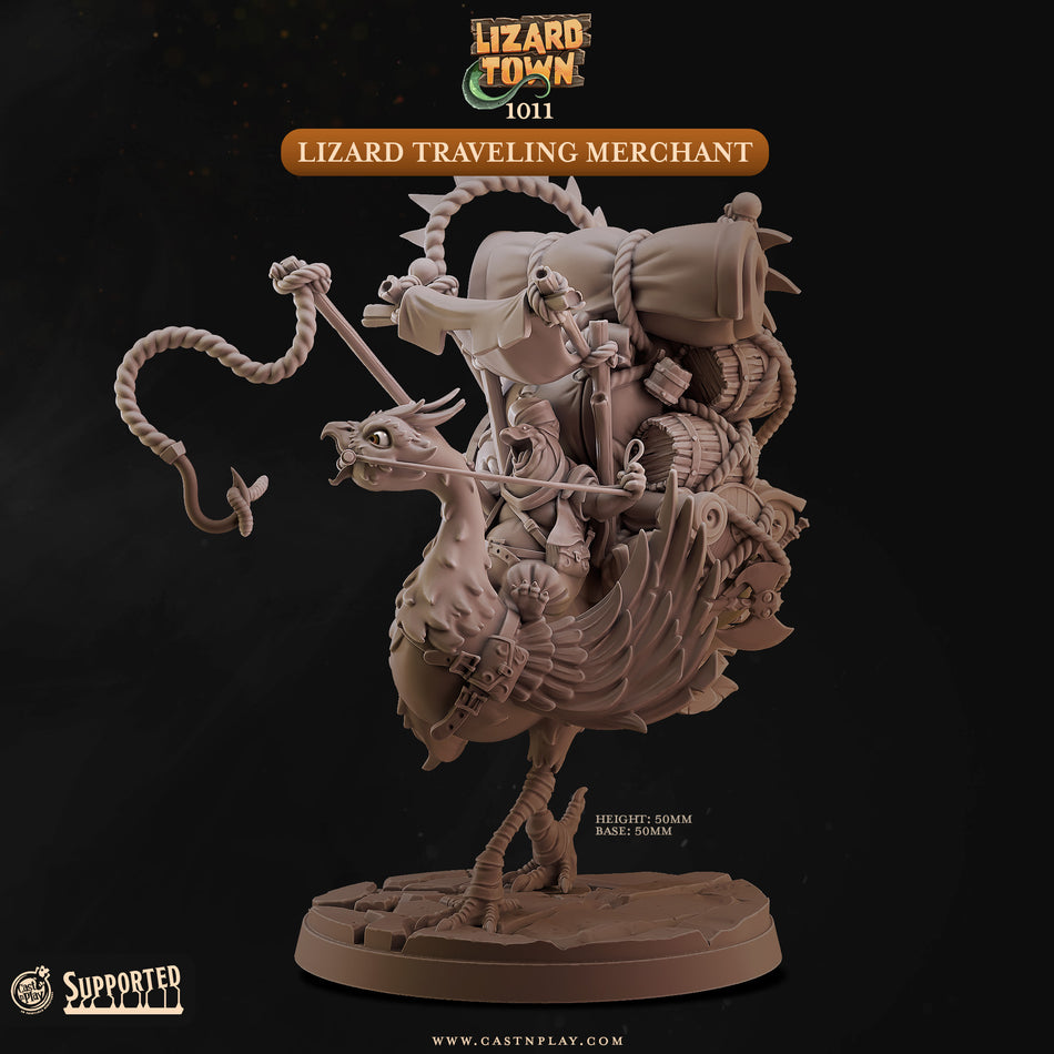 Lizard Traveling Merchant - Lizard Town - Cast n Play