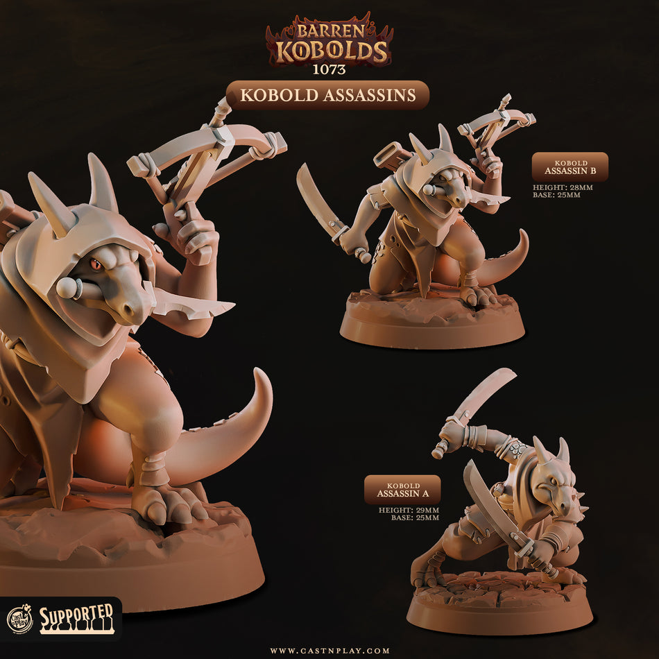 Kobold Assassins - Barren Kobolds - Cast n Play