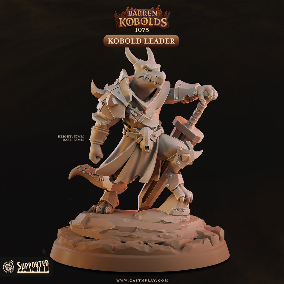 Kobold Leader - Barren Kobolds - Cast n Play
