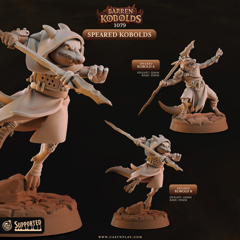 Speared Kobolds - Barren Kobolds - Cast n Play