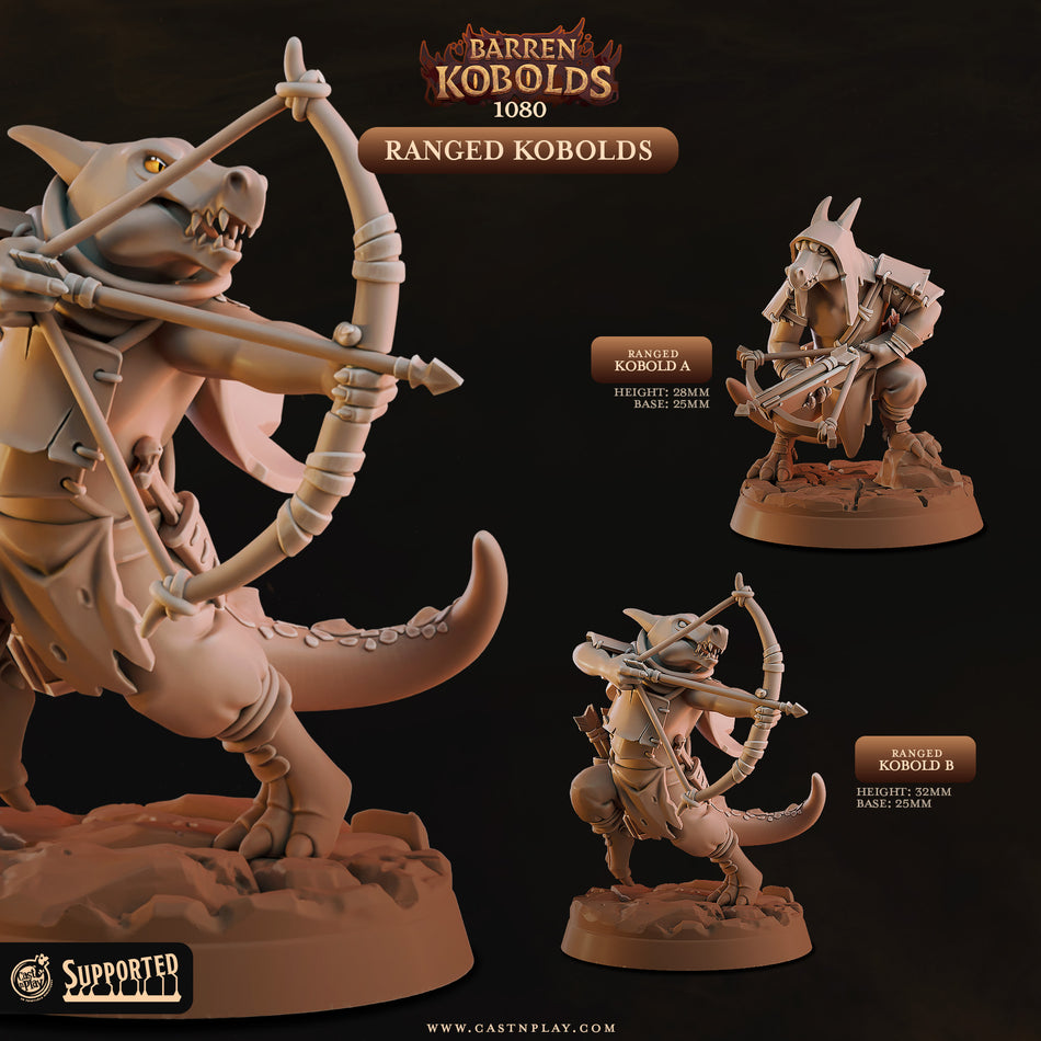 Ranged Kobolds - Barren Kobolds - Cast n Play