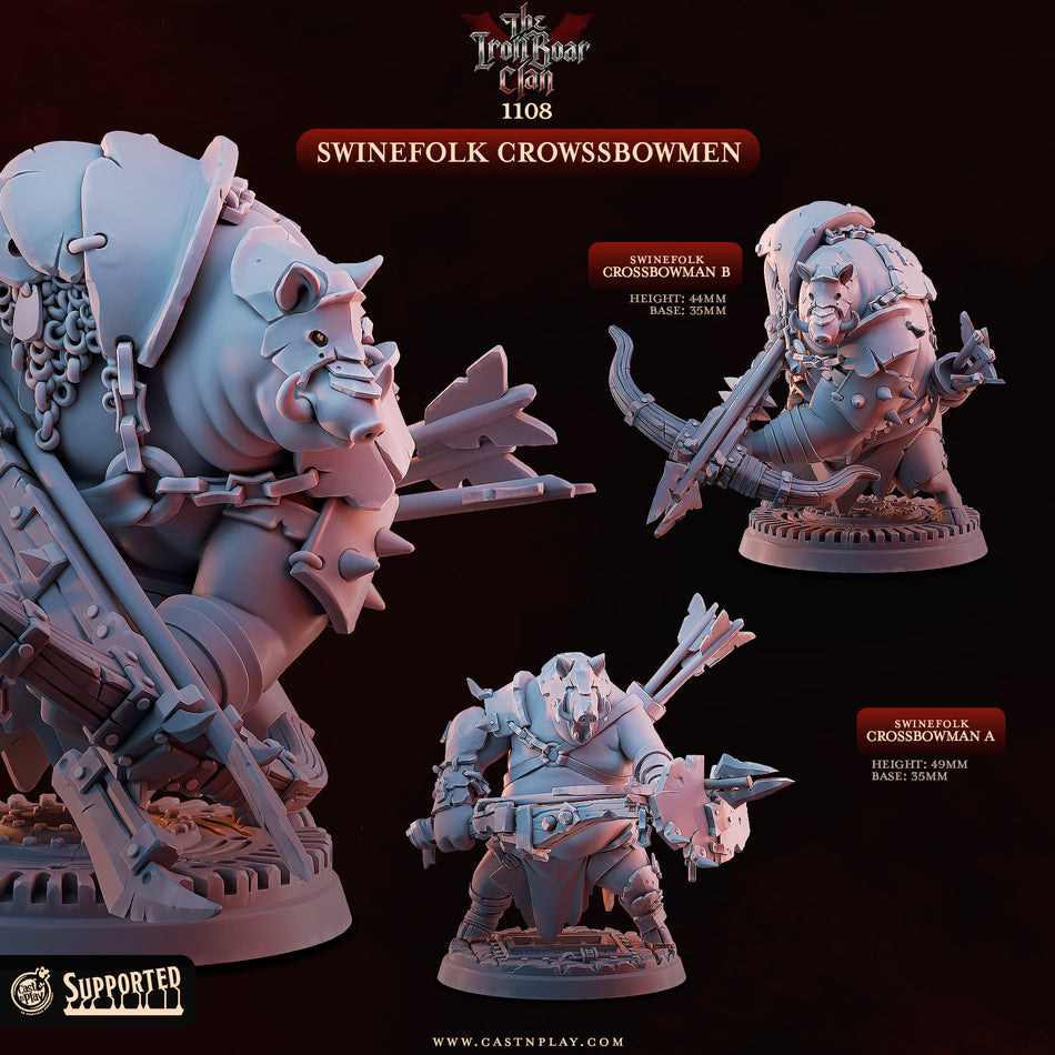 Swinefolk Crossbowmen - The Iron Boar Clan - CP