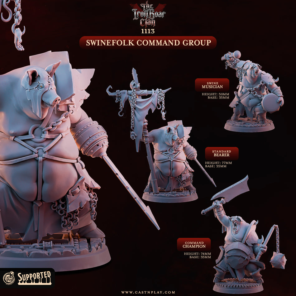 Swinefolk Command Group - The Iron Boar Clan - CP