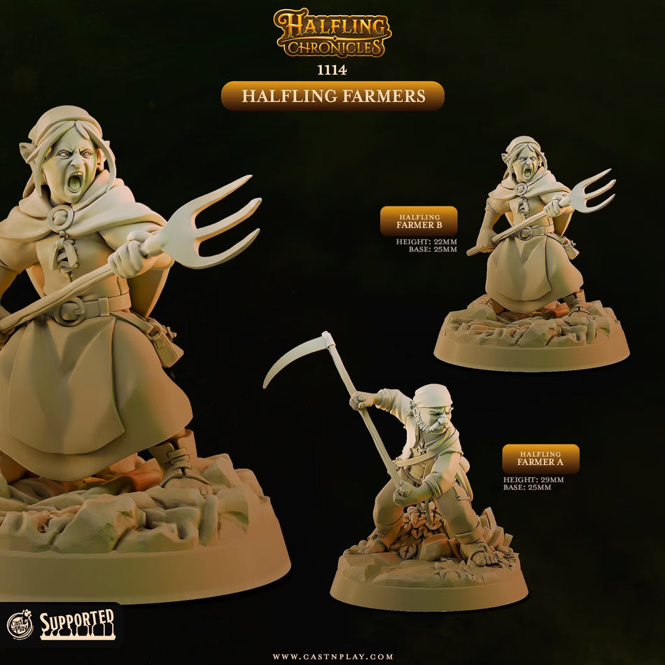 Halfling Farmers - Halfling Chronicles - CP