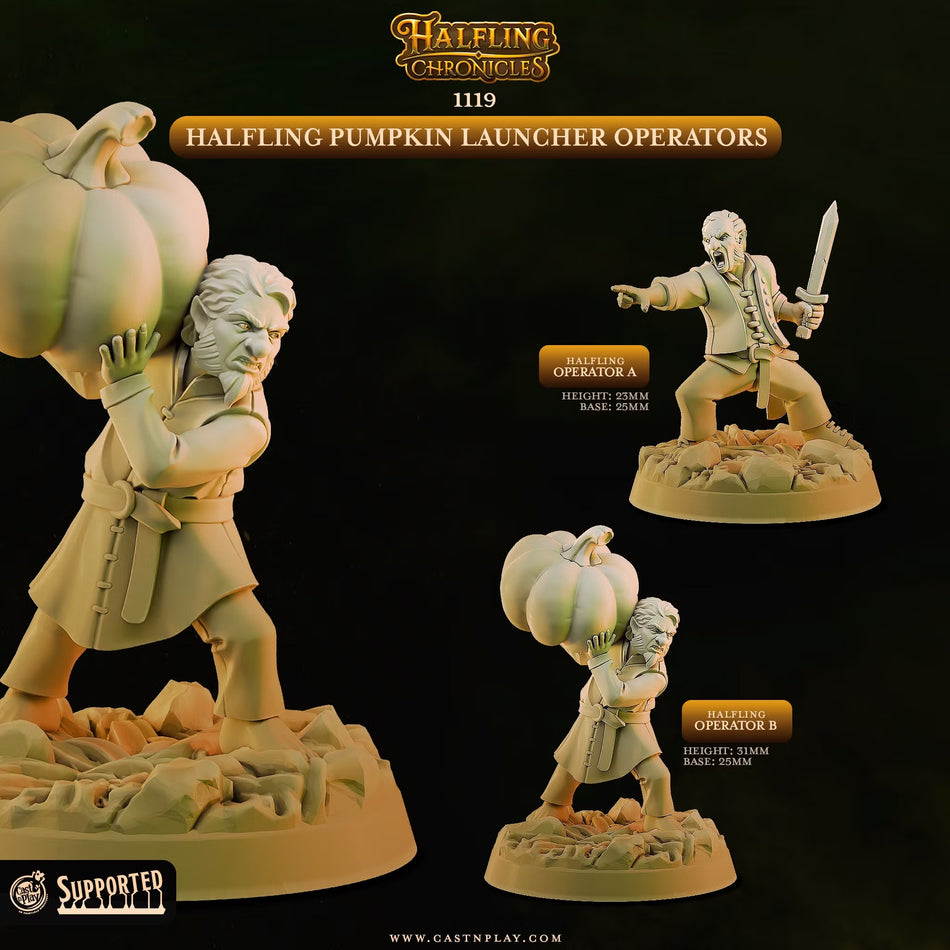 The Pumpkin Launcher Operators - Halfling Chronicles - CP