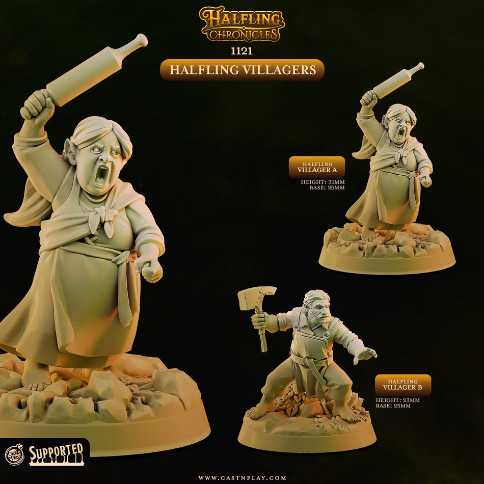 Halfling Villager - Halfling Chronicles - CP