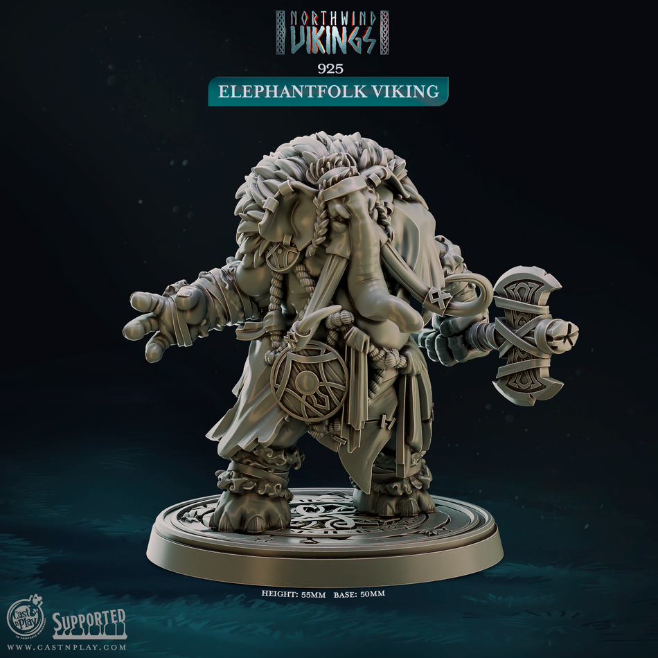 Elephantfolk Viking - Northwind Vikings - Cast n Play