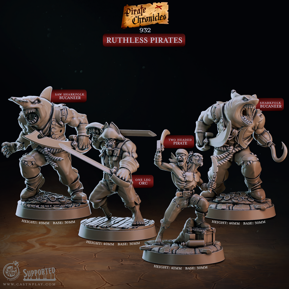 Ruthless Pirates - Pirate Chronicles - Cast n Play