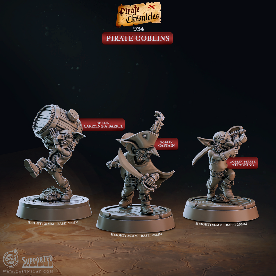 Pirate Goblins - Pirate Chronicles - Cast n Play