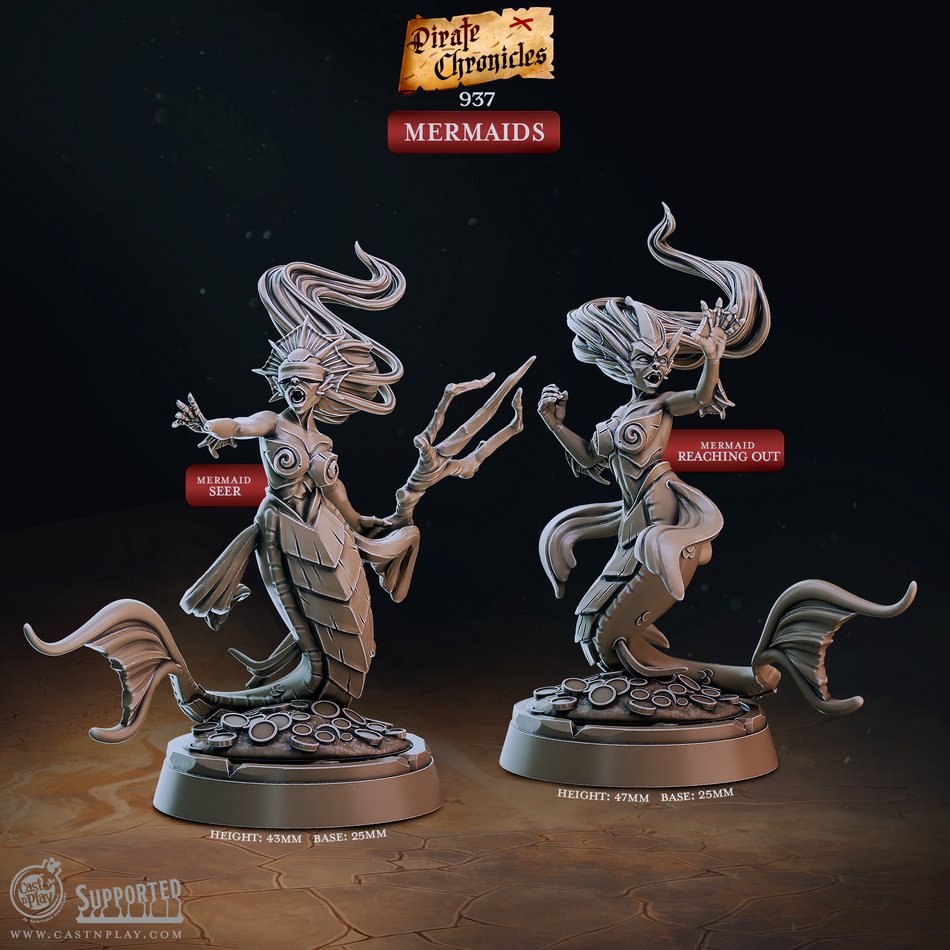 Mermaids - Pirate Chronicles - Cast n Play
