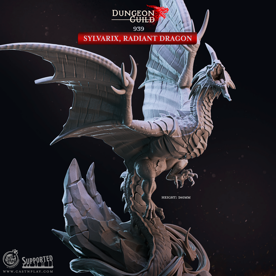Sylvarix, Radiant Dragon - Dungeon Guild - Cast n Play