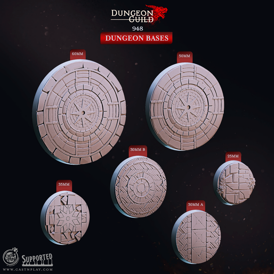 Dungeon Bases - Dungeon Guild - Cast n Play