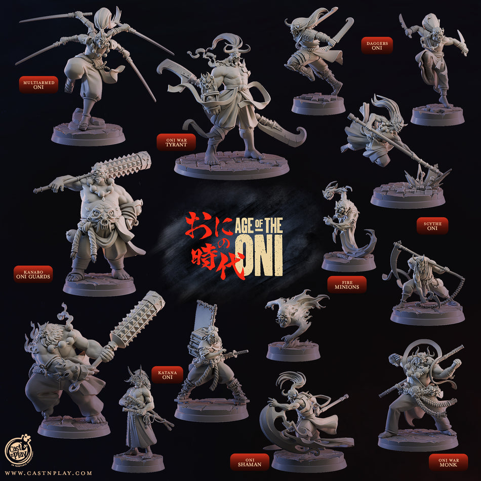 Scythe Oni - Age of the Oni - Cast n Play