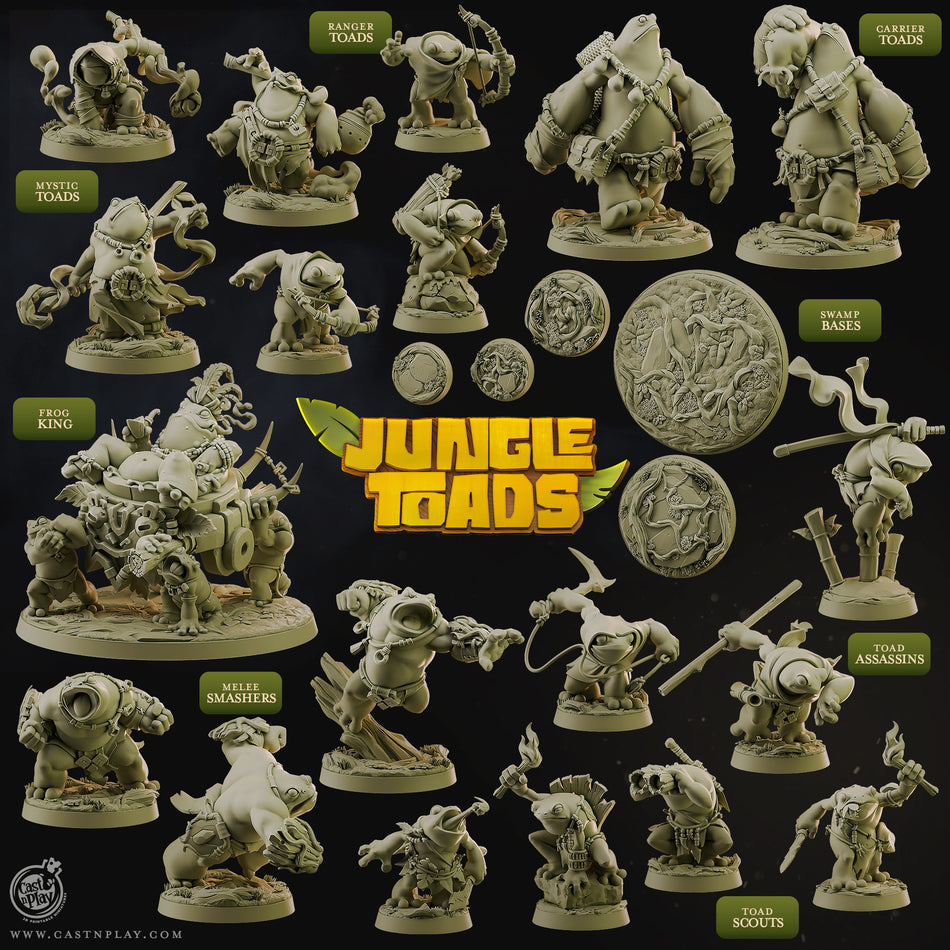Frog King - Jungle Toads - Cast n Play