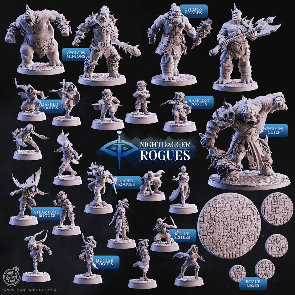 Cyclops Chief - Nightdagger Rogues - Cast n Play