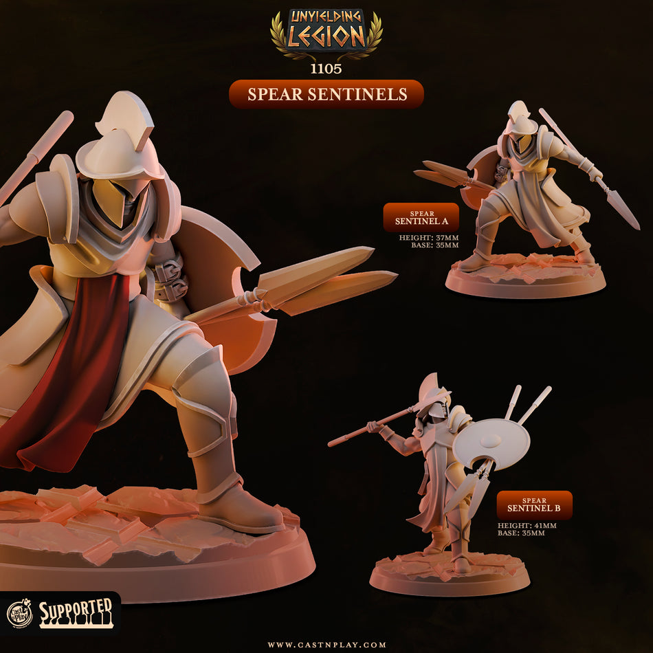 Spear Sentinels - Unyielding Legion - Cast n Play