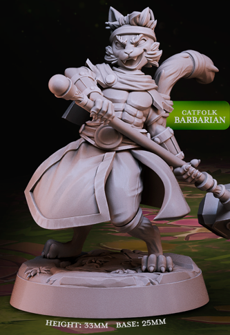 Catfolk Defenders - Woodland Heroes - Cast n Play