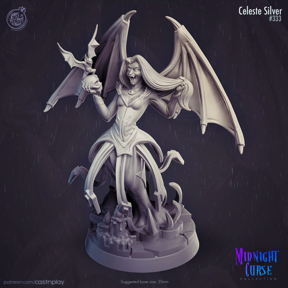 Celeste Silver - Midnight Curse - Cast n Play