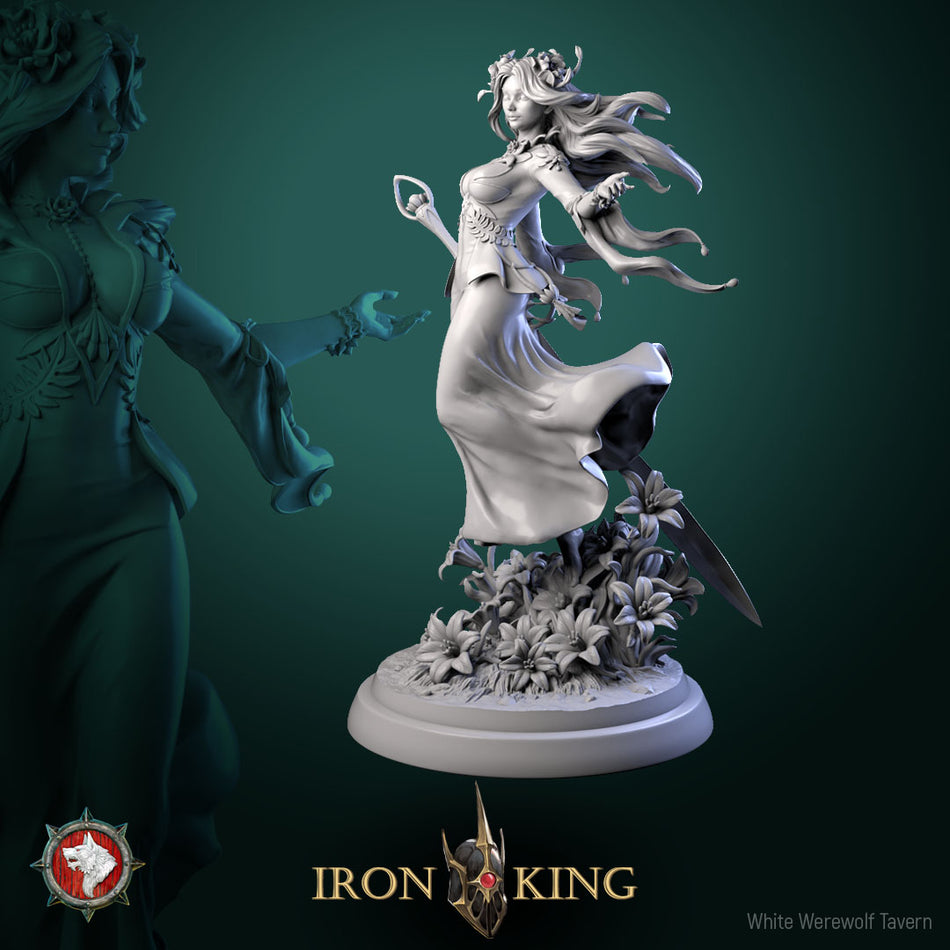 Floral Sorceress with Arcane Staff - Chjao - Iron King - WWT