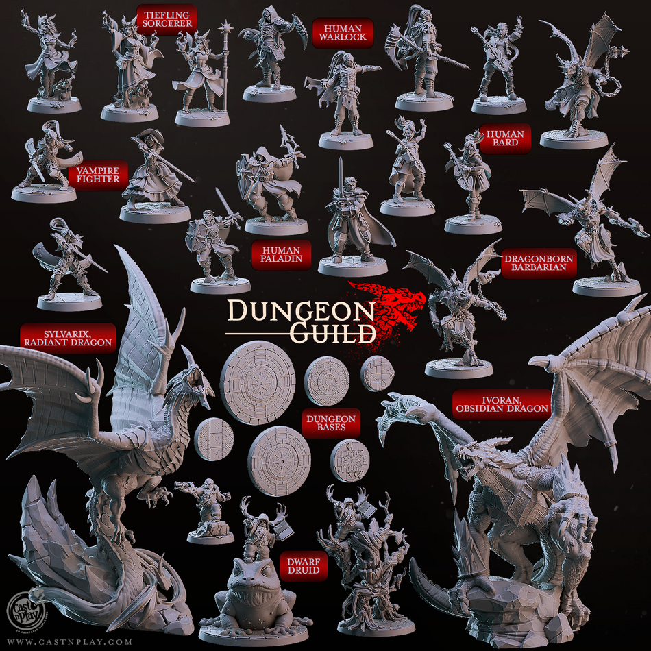Dungeon Bases - Dungeon Guild - Cast n Play