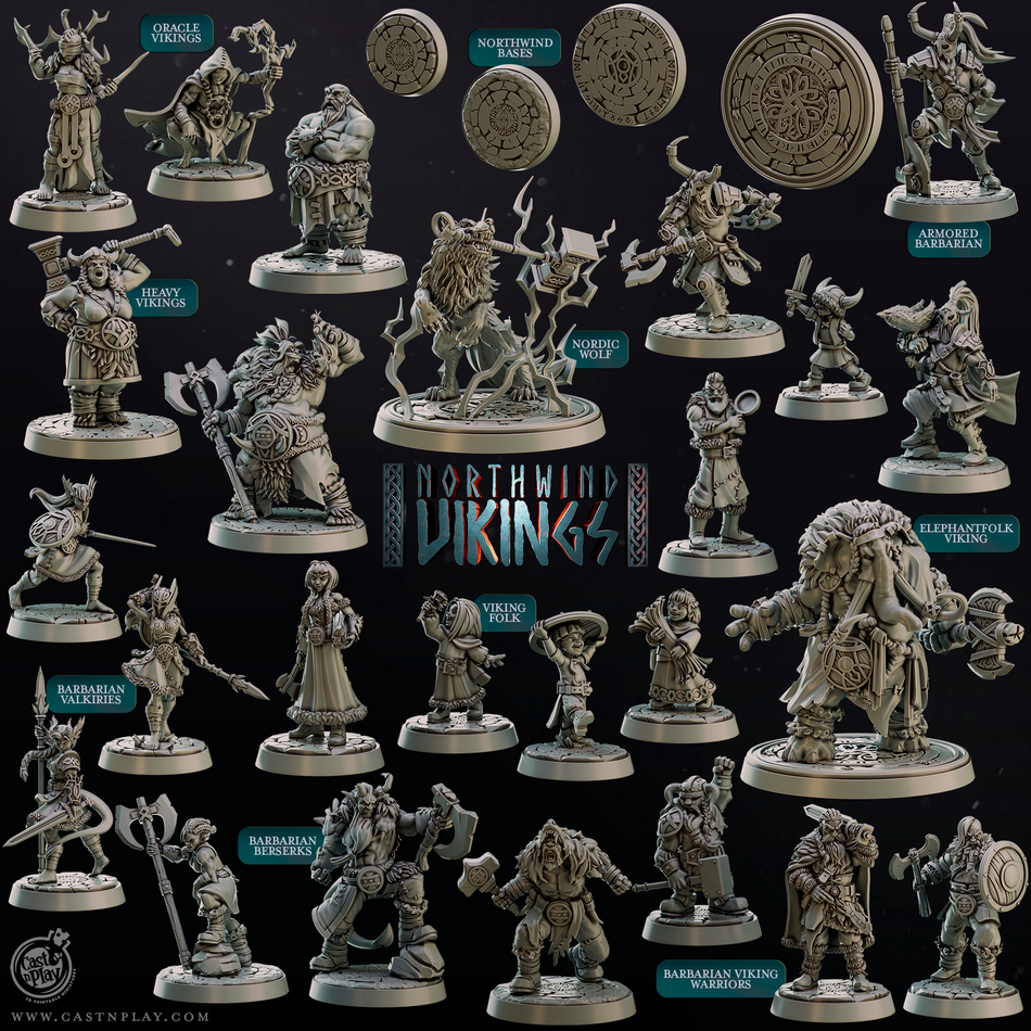 Elephantfolk Viking - Northwind Vikings - Cast n Play