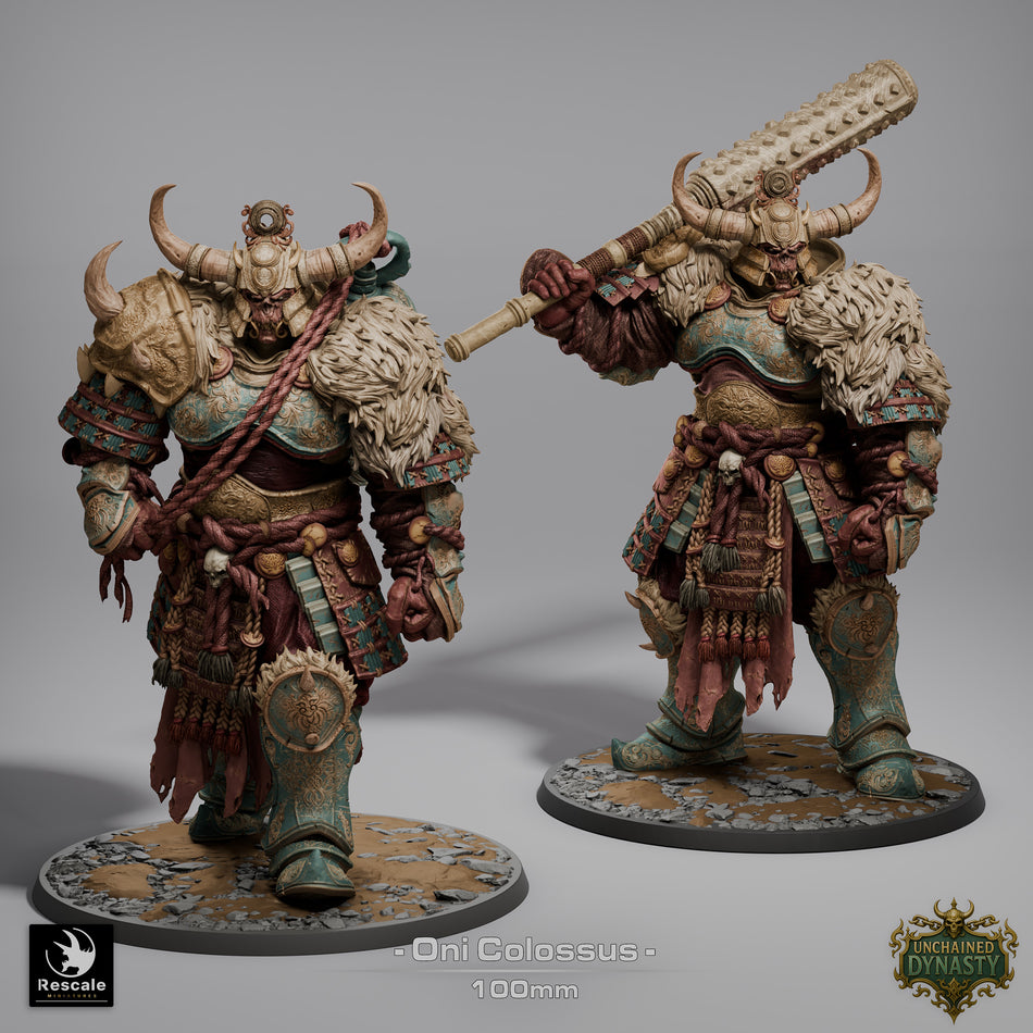 Oni Colossus Minis- Unchained Dynasty - Rescale Miniatures
