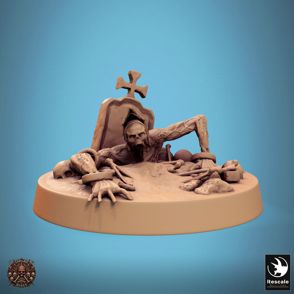 Zombie - Conclave of Bones - Rescale Miniatures