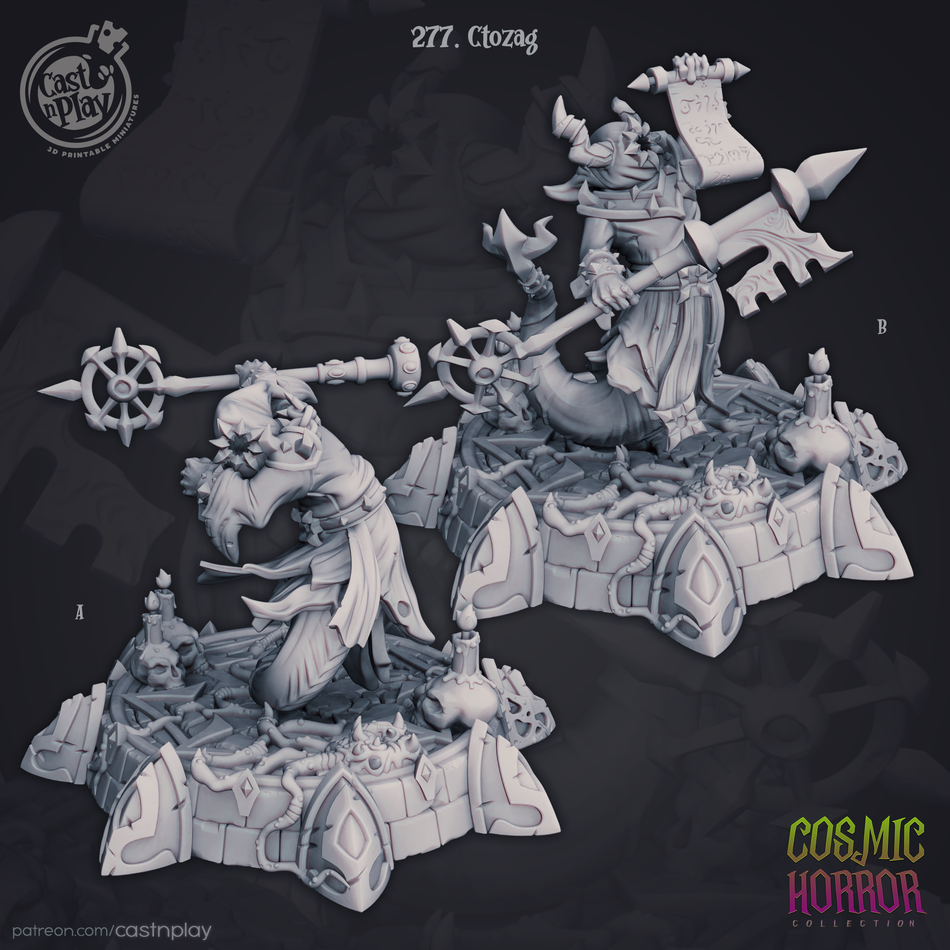 Ctozag Cultist - Cosmic Horror - Cast n Play