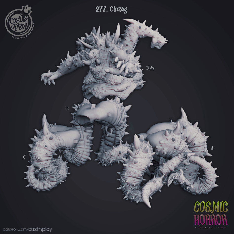 Ctozag - Cosmic Horror - Cast n Play