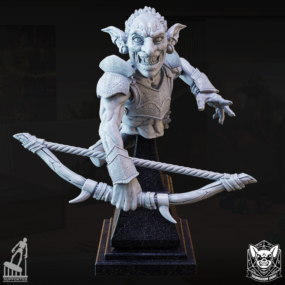 Goblin Archer Bust - Dungeon Dog