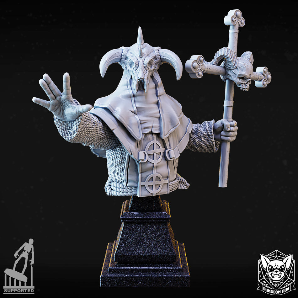 Cultist Leader Bust - Dungeon Dog