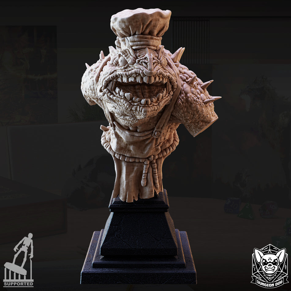 Hezrou Cook Bust - Dungeon Dog