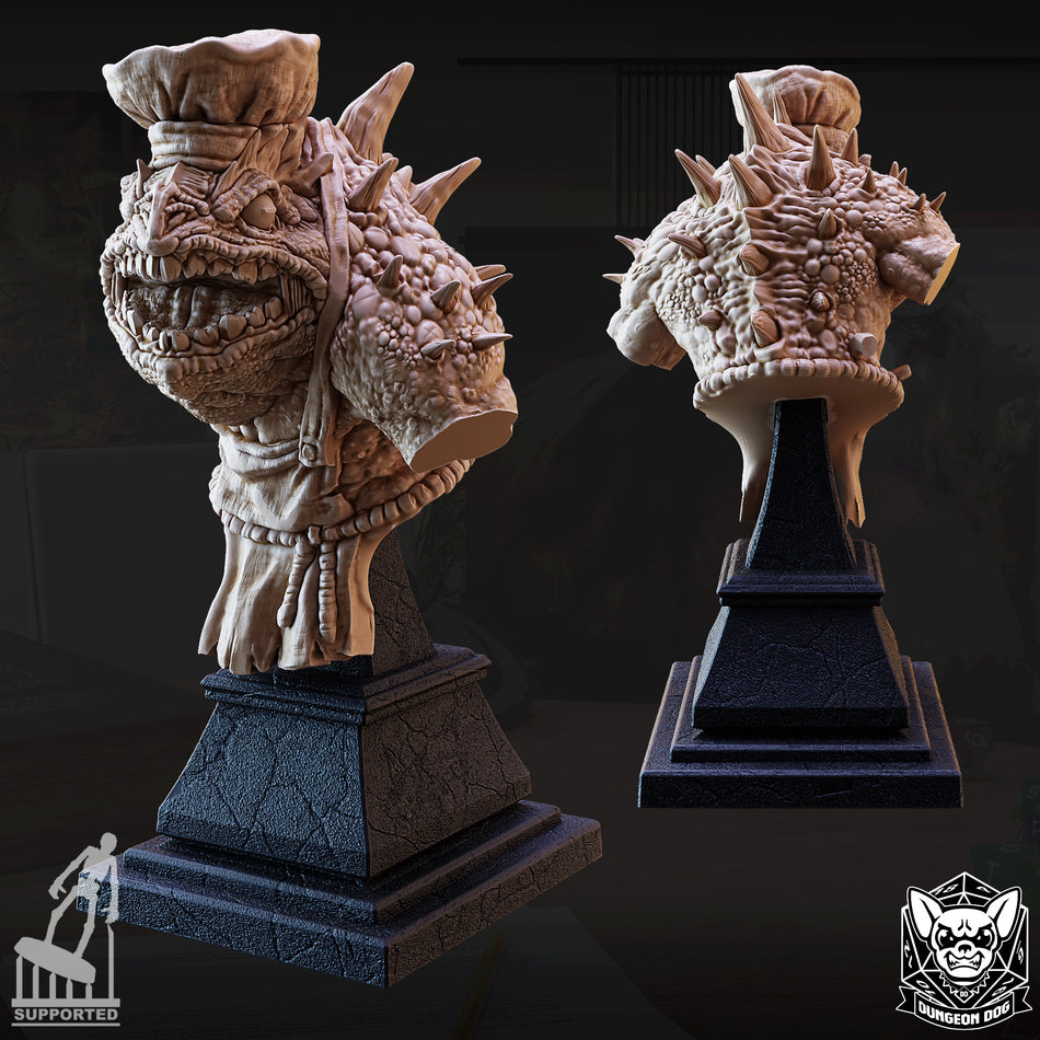 Hezrou Cook Bust - Dungeon Dog