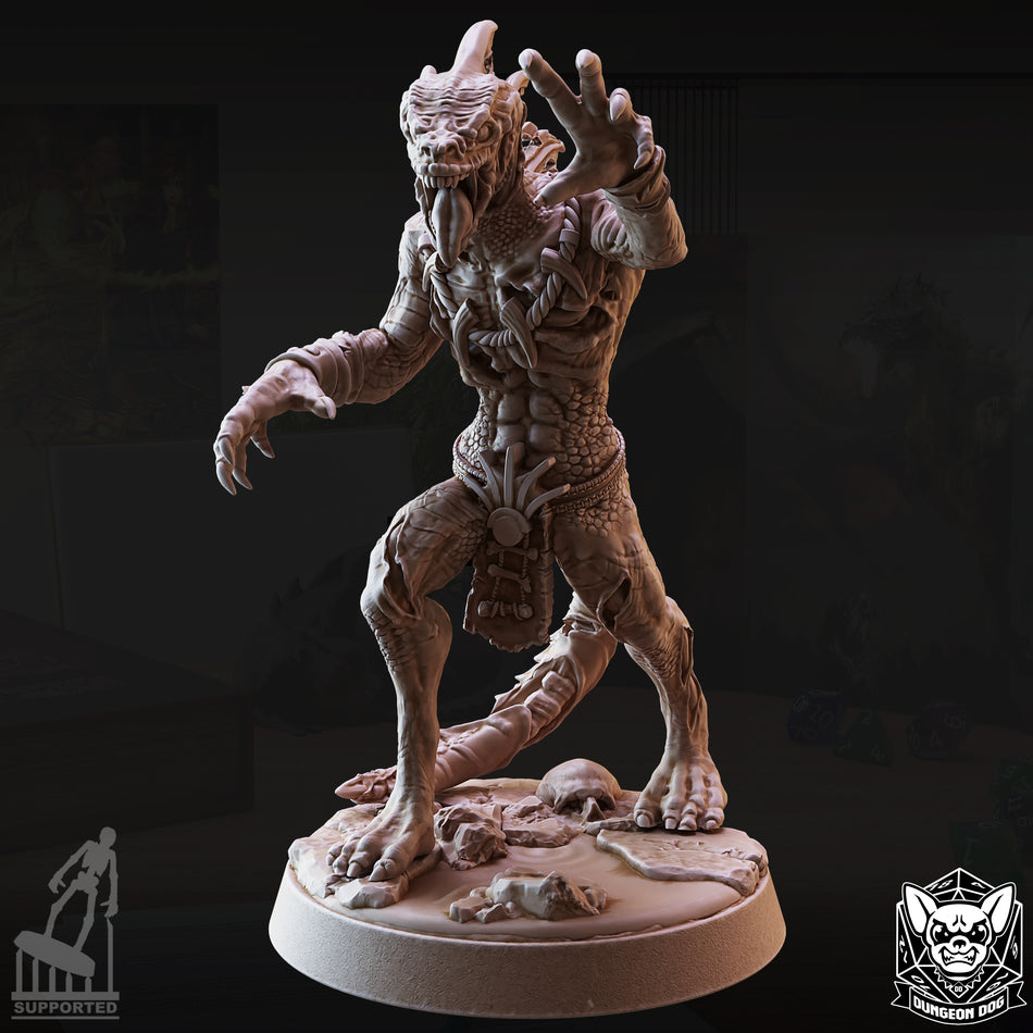 Lizard Zombie - Dungeon Dog