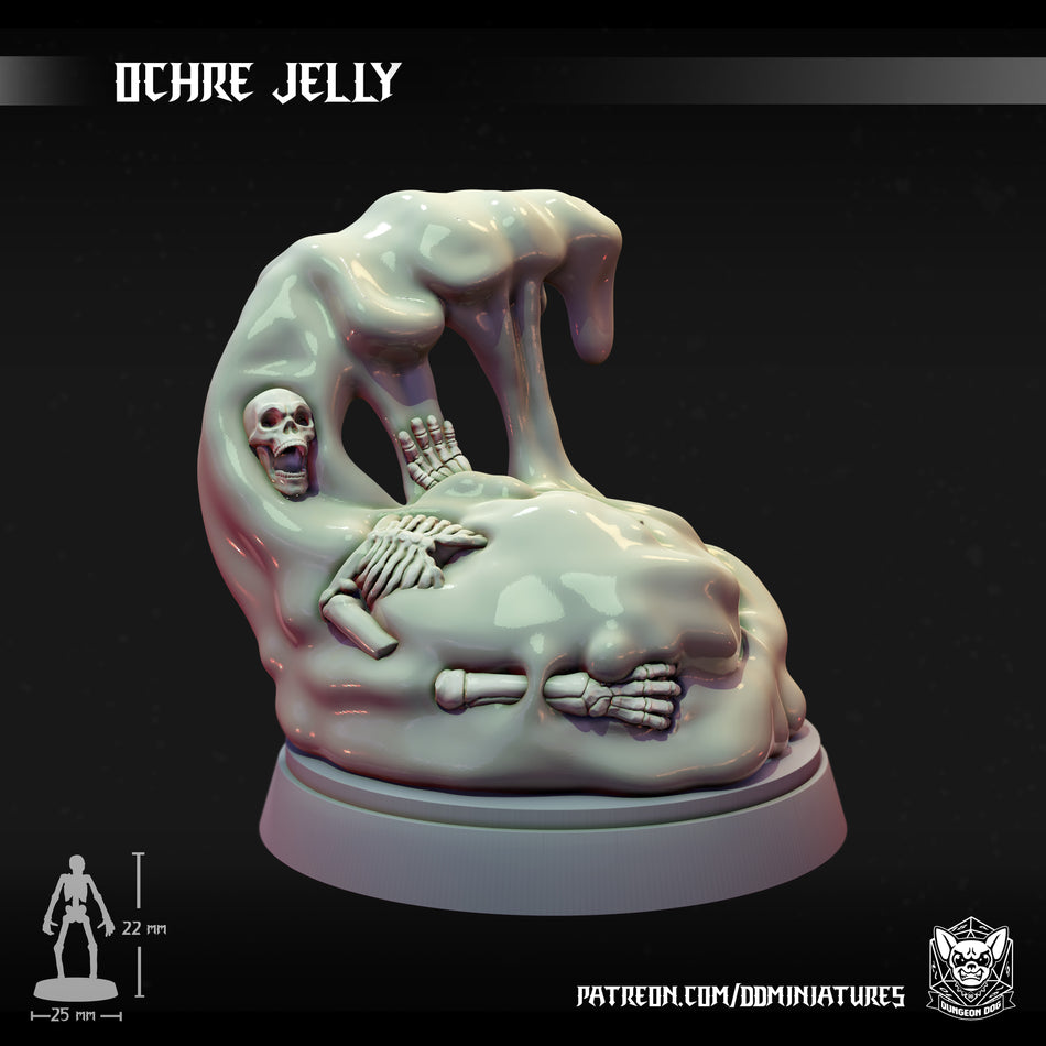 Ooze Ochre Jelly - Dungeon Dog
