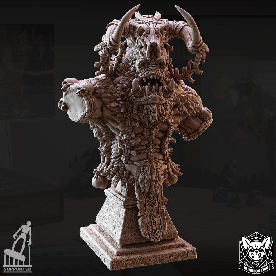 Barlgura Shaman Bust - Dungeon Dog