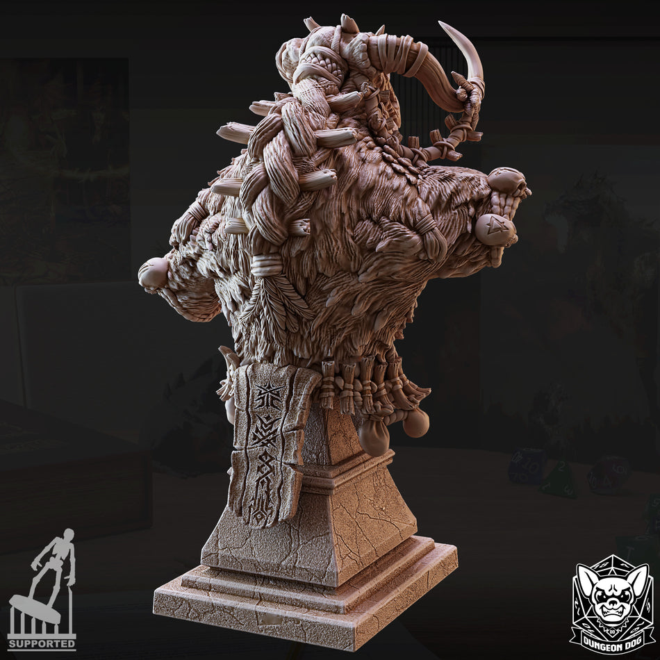 Barlgura Shaman Bust - Dungeon Dog