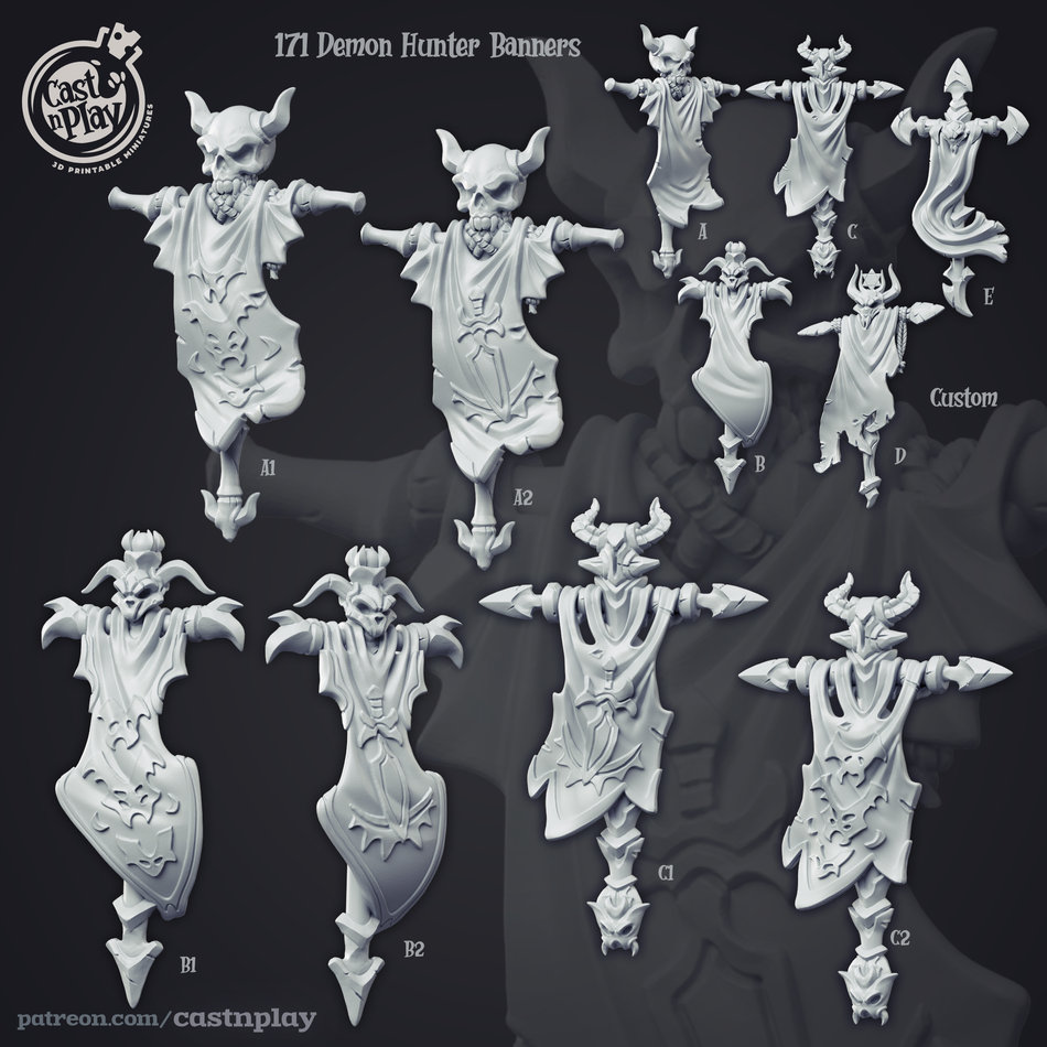 Demon Hunter Banners - Demon Hunters - Cast n Play