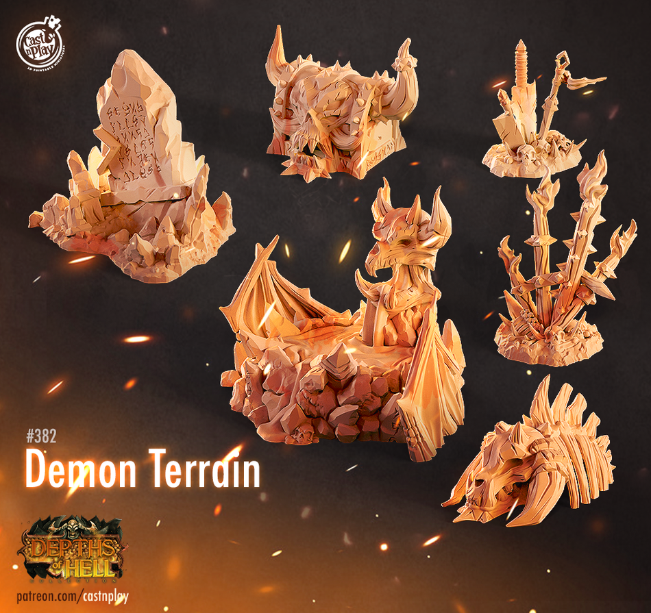 Demon Terrain - aus der Reihe Depths of Hell von Cast n Play