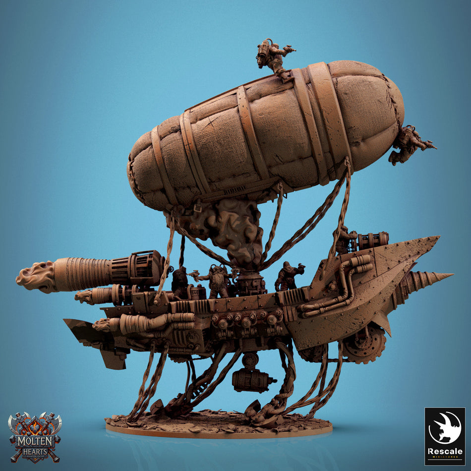 Drakarion Airship - Molten Hearts - Rescale Miniatures