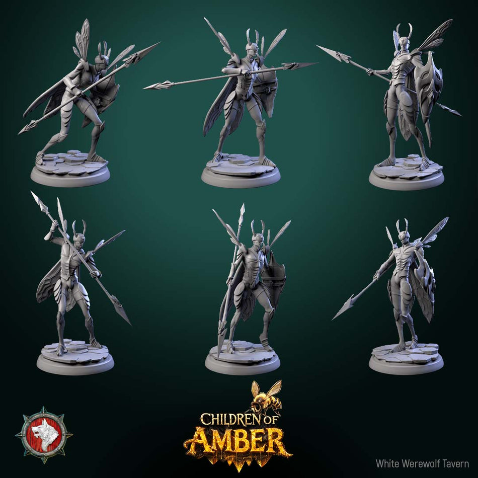 Insectoid Drone Warrior - Children of Amber - WWT