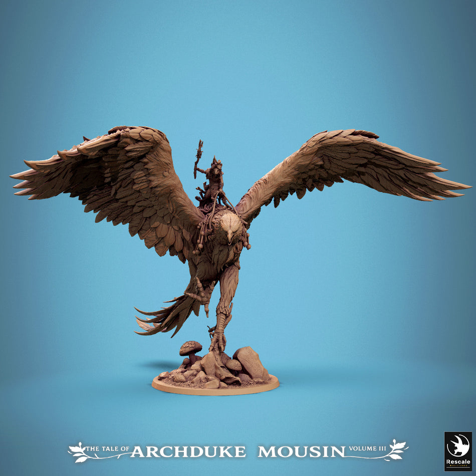 Mouse on Eagle - Tales of Archduke Mousin III - Rescale Miniatures