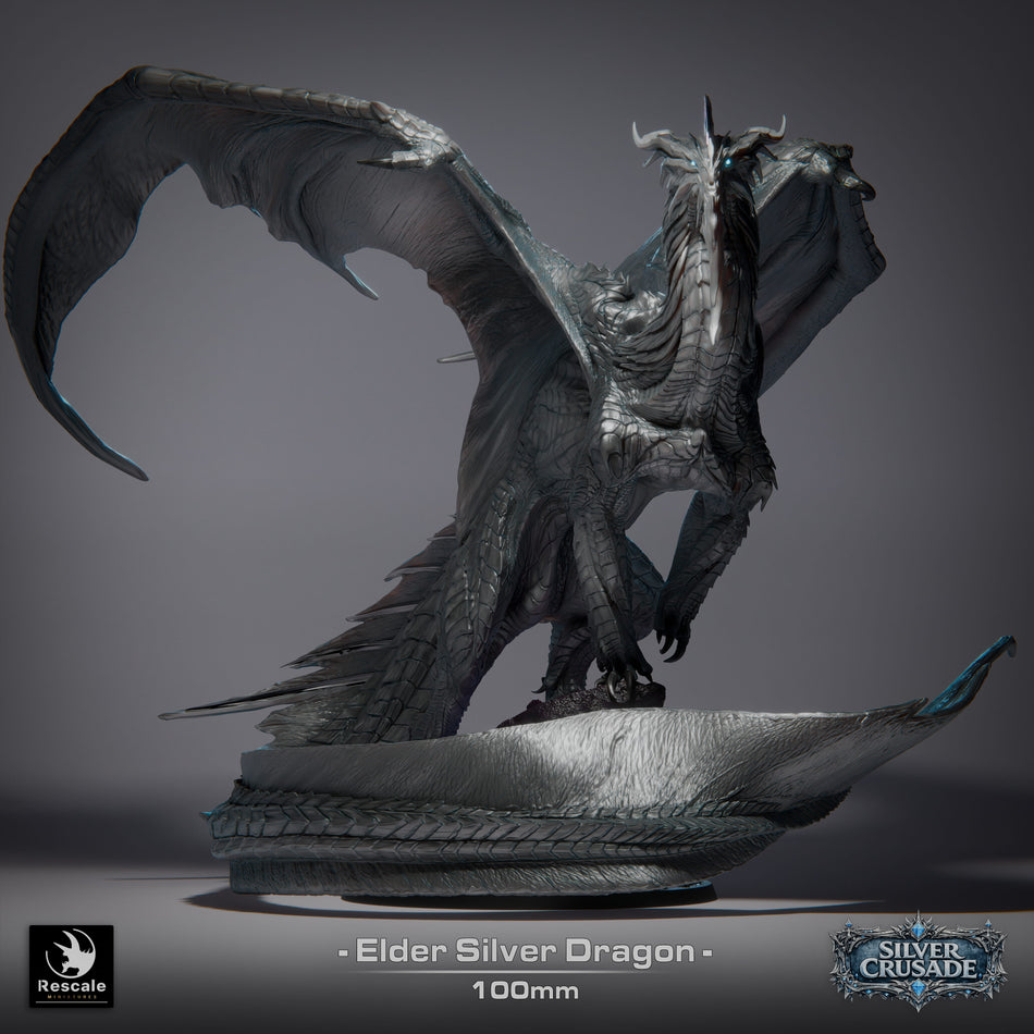 Elder Silver Dragon - Silver Crusade - Rescale Miniatures