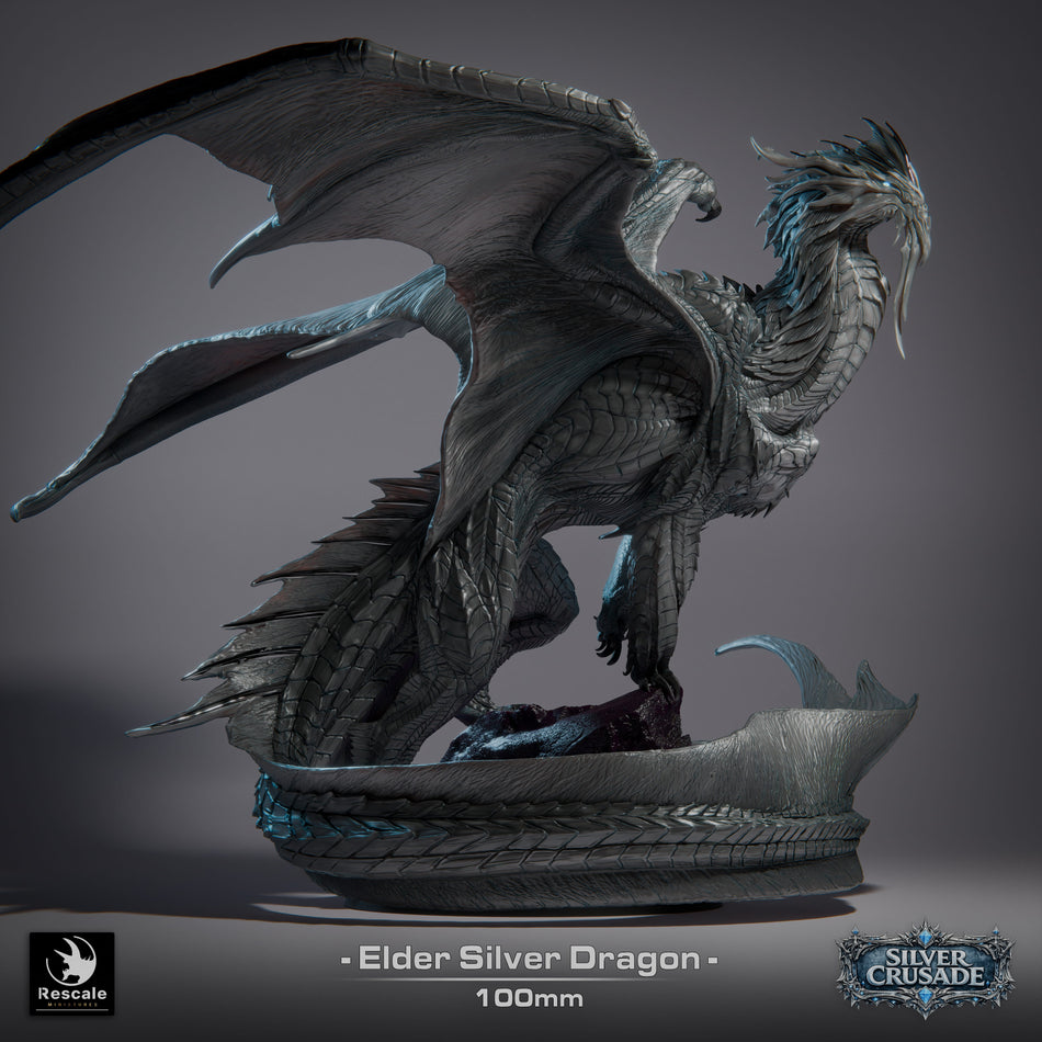 Elder Silver Dragon - Silver Crusade - Rescale Miniatures